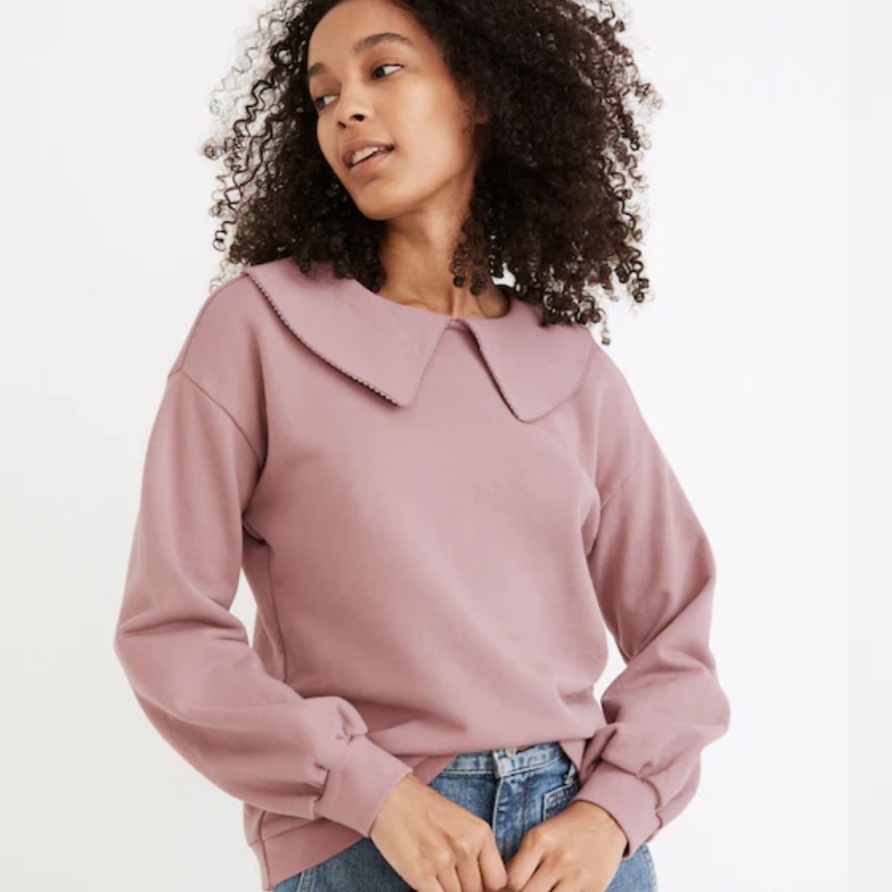 Madewell (Re)sourced Cotton Collared Sweatshirt